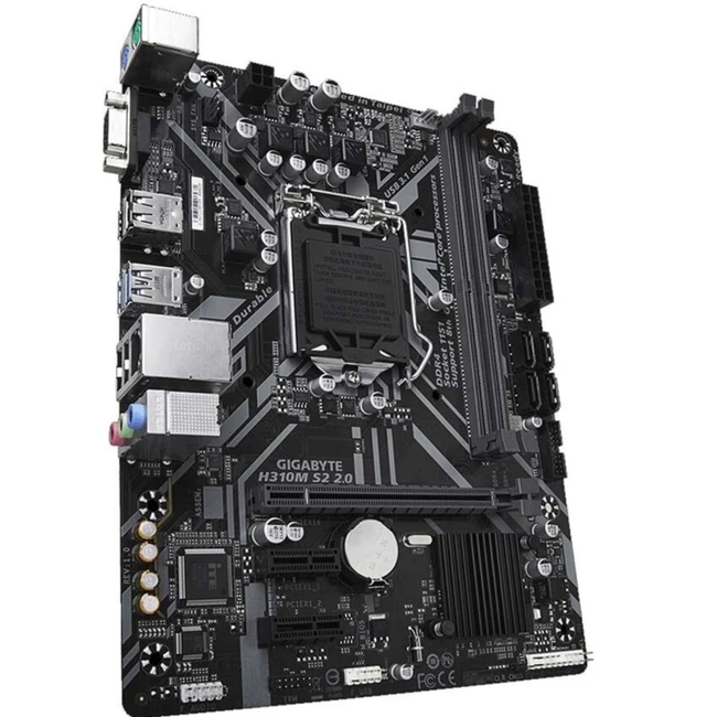 Материнская плата Gigabyte H310M S2 2.0 (Micro-ATX, LGA 1151)
