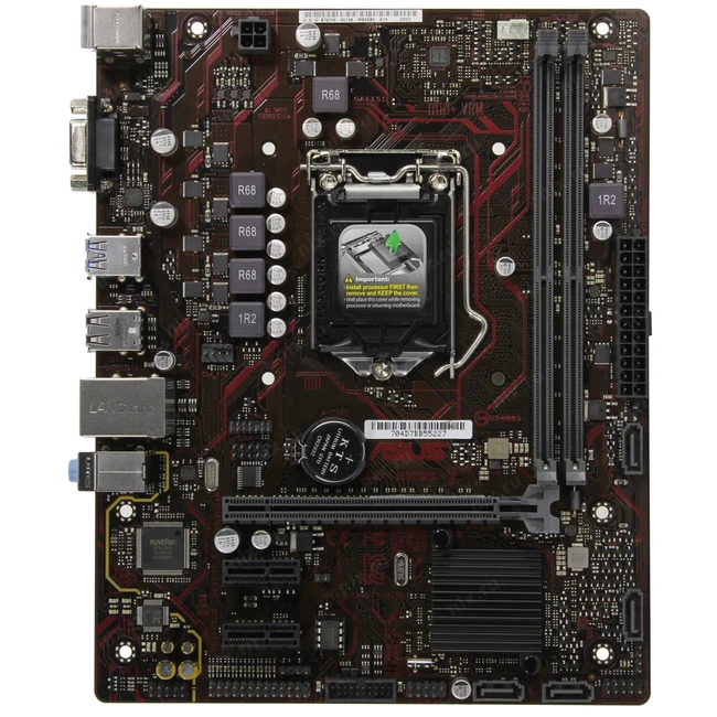 Материнская плата Asus EX-H110M-V 90MB0SB0-M0EAY0 Micro-ATX, LGA 1151