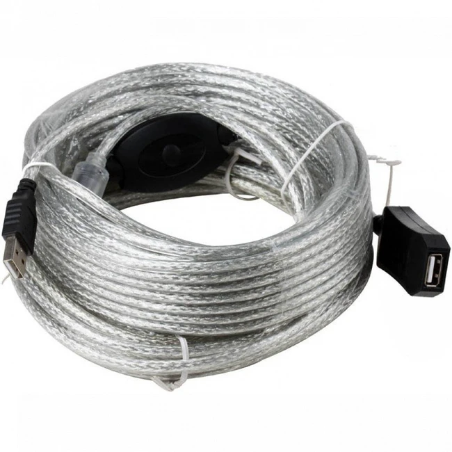 Кабель интерфейсный VCOM VUS7049-20M USB Type A (output) - USB Type A (input)