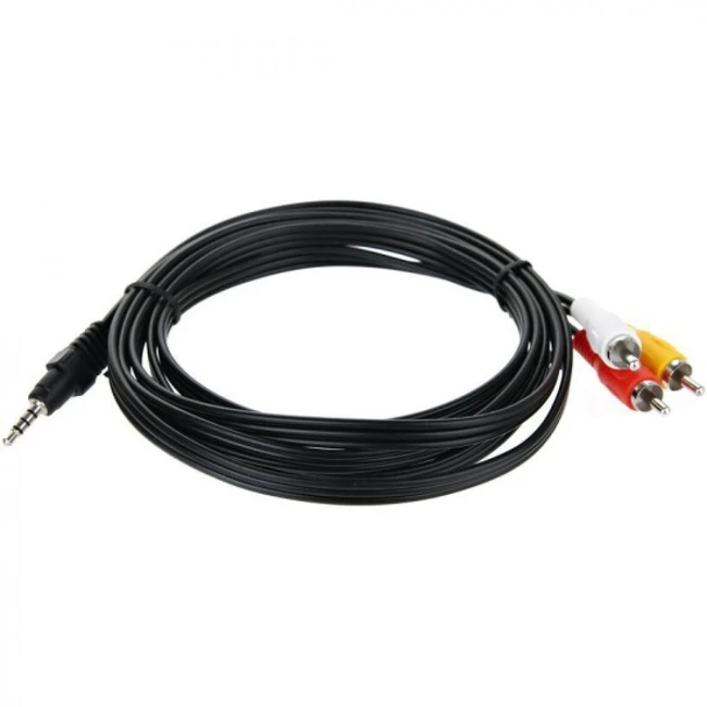 Кабель интерфейсный TELECOM TAV4545-2M стерео 3.5 мм 4C - 3 RCA