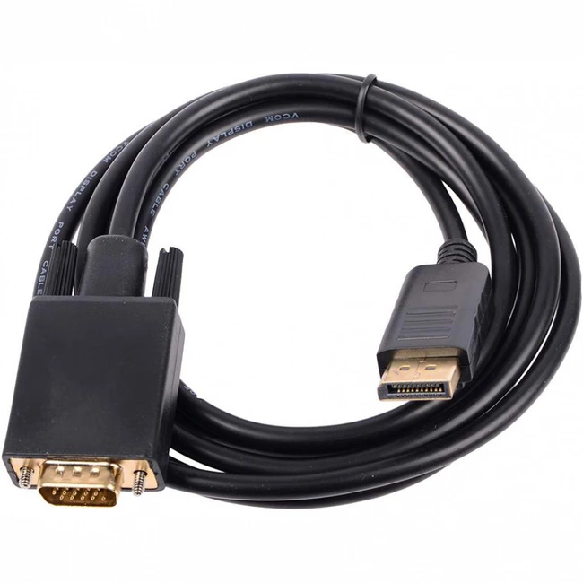 Кабель интерфейсный VCOM DisplayPort - VGA 1.8м CG607-1.8M (Display порт - D-SUB (VGA))