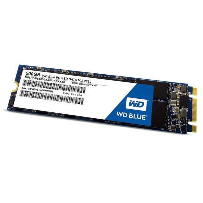 Внутренний накопитель Western Digital WDS500G1B0B (SSD (твердотельные), 500 ГБ, M.2, SATA)