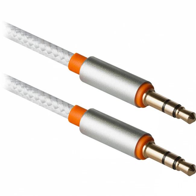 Кабель интерфейсный Defender 2 x 3.5 mm jack (1.2м) 87513 (MINI JACK 3.5 (output) - MINI JACK 3.5 (input))