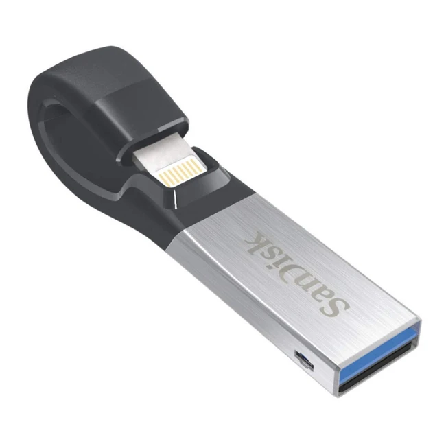 USB флешка (Flash) SanDisk iXPAND SDIX30N-256G-GN6NE (256 ГБ)
