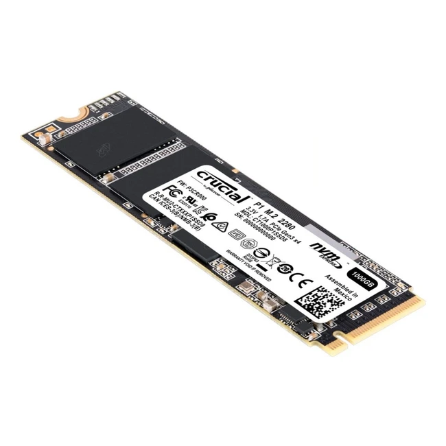 Внутренний накопитель Crucial Type 2280 CT1000P1SSD8 (SSD (твердотельные), 1 ТБ, M.2, PCIe)