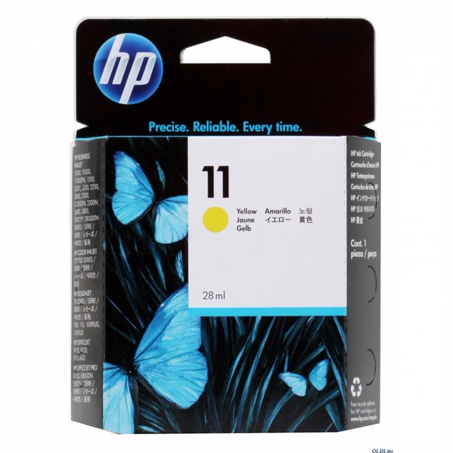 Струйный картридж HP №11 Желтый C4838A
