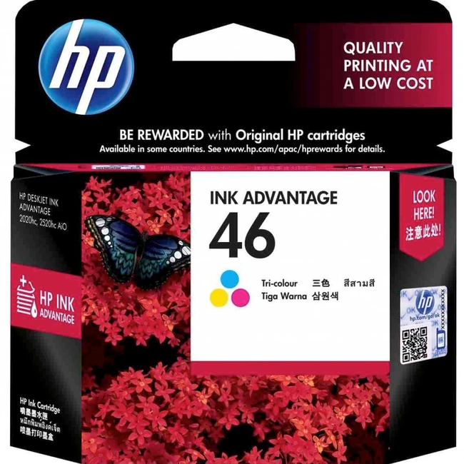 Струйный картридж HP №46 Advantage, трехцветный CZ638AE