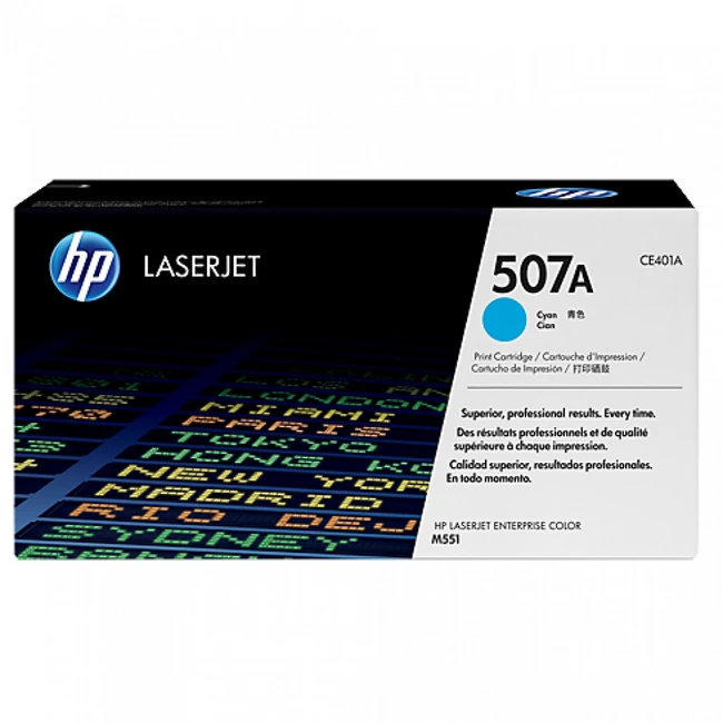 Лазерный картридж HP 507A Голубой CE401A