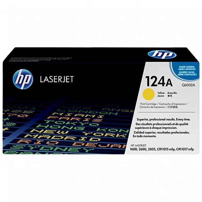 Лазерный картридж HP 124A Желтый Q6002A