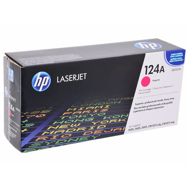 Лазерный картридж HP 124A Пурпурный Q6003A