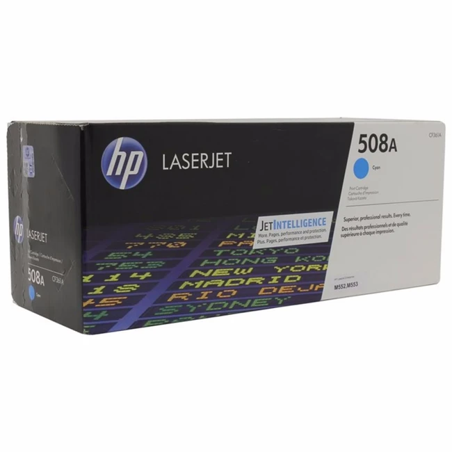 Лазерный картридж HP 508A Голубой CF361A