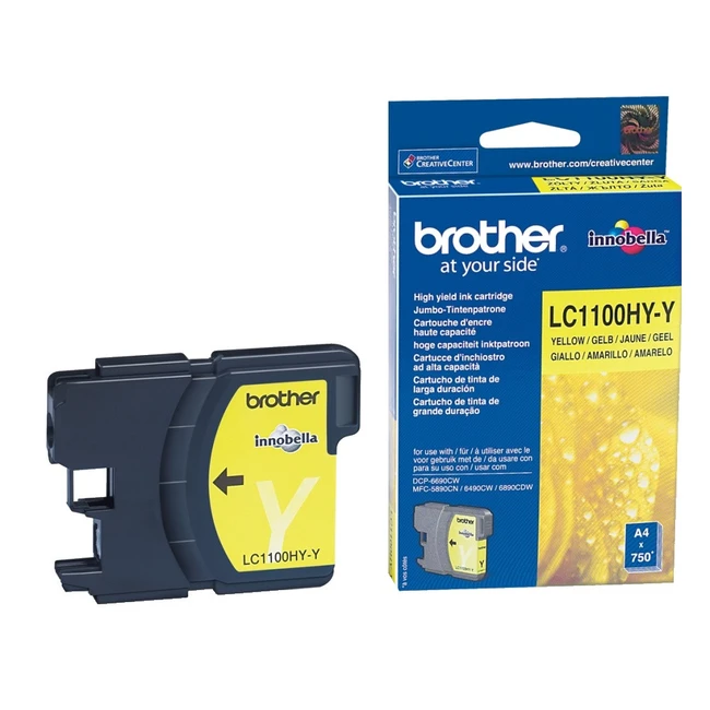 Струйный картридж Brother LC-1100HY-Y (yellow) LC1100HYY
