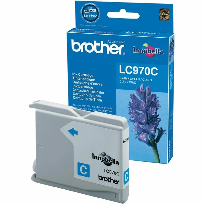 Струйный картридж Brother LC970C голубой для DCP-135C, DCP-150C, MFC-235C, MFC-260C