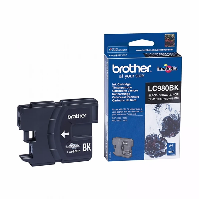 Струйный картридж Brother LC980 чёрный для DCP-145C, DCP-165C, DCP-195C, DCP-375CW LC980BK