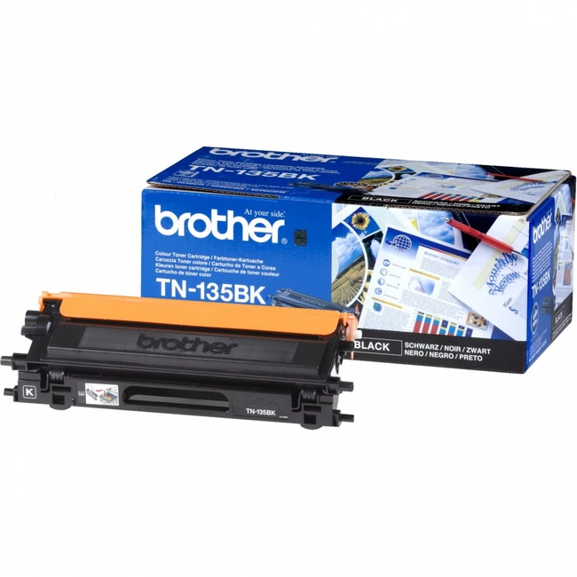Тонер Brother TN135BK повышенной ёмкости для HL-4040CN, HL-4050CDN, DCP-9040CN, MFC-9440CN чёрный