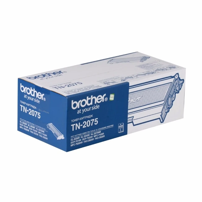 Тонер Brother TN2075 для HL-2030R, HL-2040R, HL-2070NR, FAX-2920R, FAX-2825R, DCP-7010R, DCP-7025R, MFC-7420R, MFC-7820NR