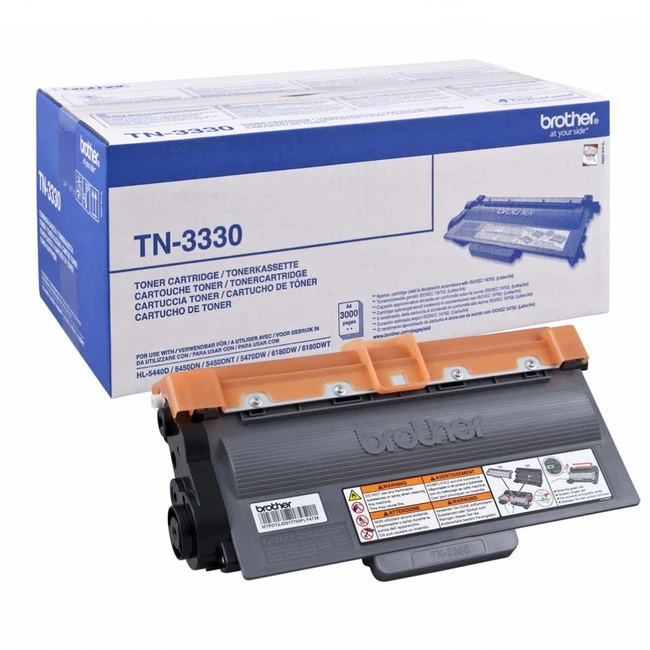 Тонер Brother TN3330 для HL-5440D, HL-5450DN, HL-5470DW, HL-6180DW, DCP-8110DN, DCP-8250DN, MFC-8520DN, MFC8950DW
