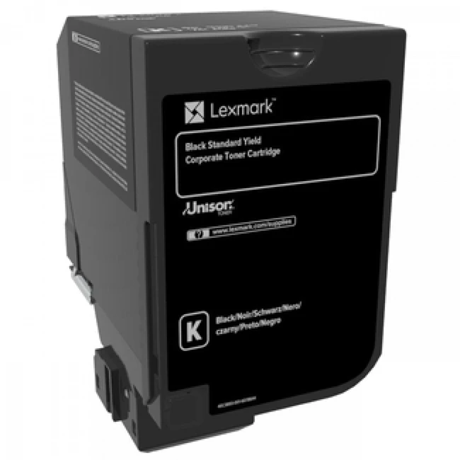 Лазерный картридж Lexmark черного цвета стандартной емкости для CX725de, CX725dhe, CS725de, CS720de 74C5SKE