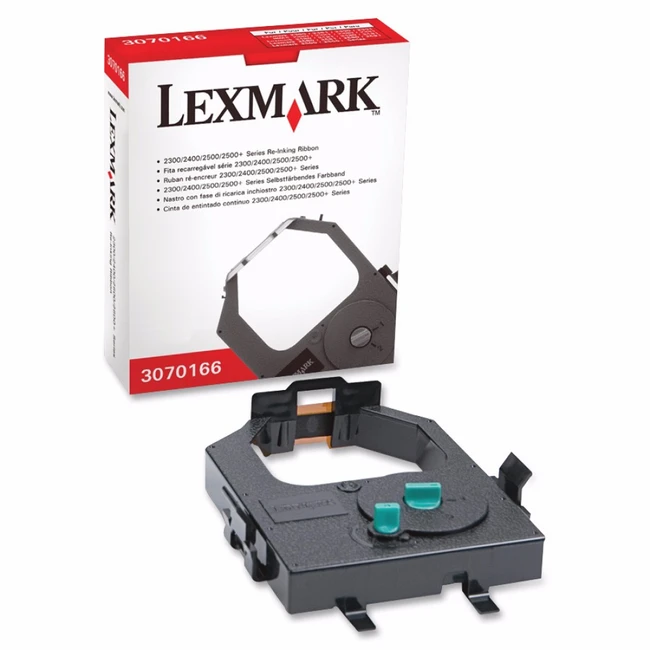 картридж Lexmark Самоокрашивающаяся черная лента стандартной емкости 3070166