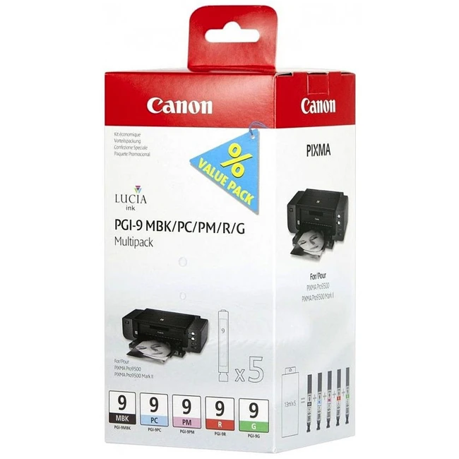 Струйный картридж Canon PGI-9 MBK/PC/PM/R/G Multi Pack 1033B013