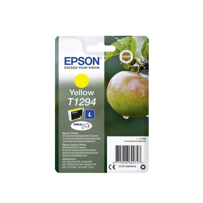 Струйный картридж Epson T1294 Желтый C13T12944012