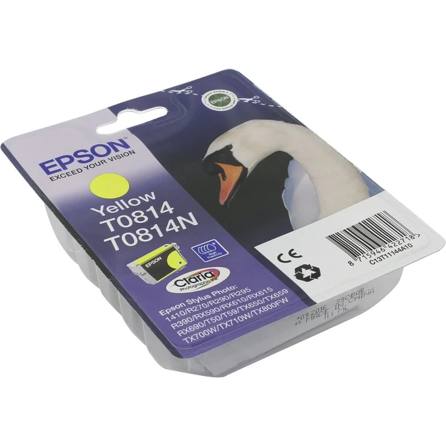 Струйный картридж Epson Т0814 Желтый C13T11144A10