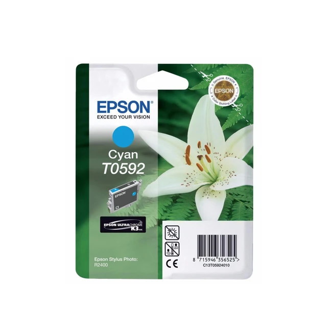 Струйный картридж Epson T0592 Голубой C13T05924010
