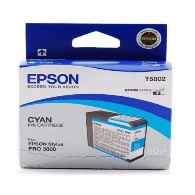 Струйный картридж Epson T5802 Голубой C13T580200