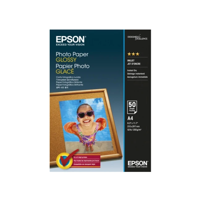 Бумага Epson Photo Paper Glossy A4 C13S042539