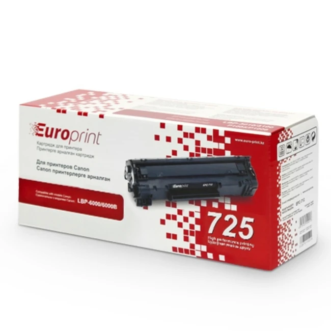 Лазерный картридж Europrint картридж для принтеров Canon i-SENSYS LBP-6000/6000B/6020/6030, MF3010 EPC-725