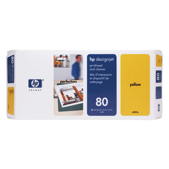 Струйный картридж HP №80 Печатающая головка Желтая C4823A