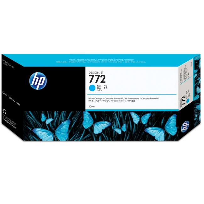 Струйный картридж HP № 772, 300 мл, Голубой CN636A
