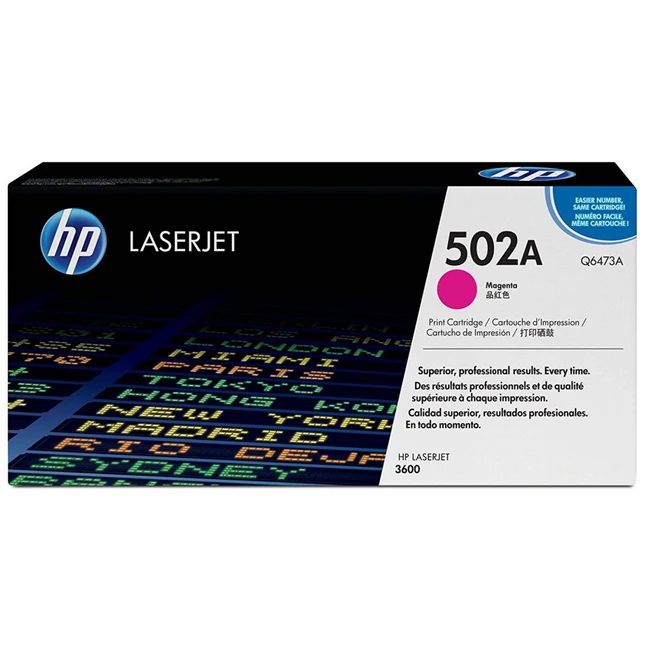 Лазерный картридж HP 502A Пурпурный Q6473A