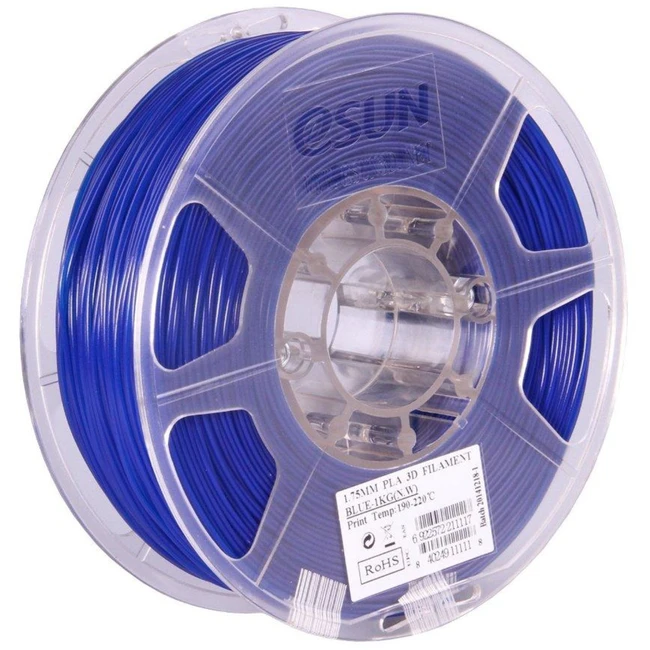 Расходный материалы для 3D-печати ESUN 3D PLA+ Пластик eSUN Blue/1.75mm/1kg/roll PLA+175U