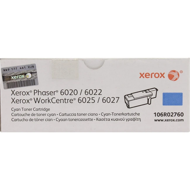 Тонер Xerox WorkCentre 6025/6027, Phaser 6020/6022 106R02760