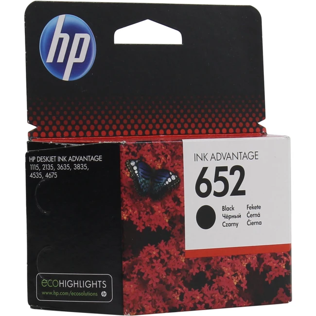 Струйный картридж HP №652 Advantage, Черный F6V25AE