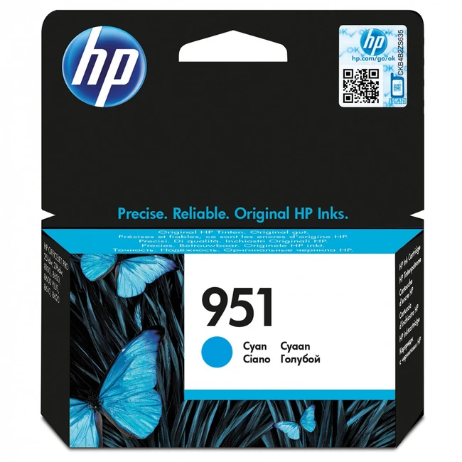 Струйный картридж HP 951 голубой CN050AE