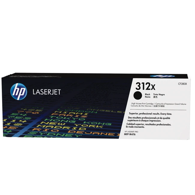 Лазерный картридж HP 312X High Yield Black CF380X