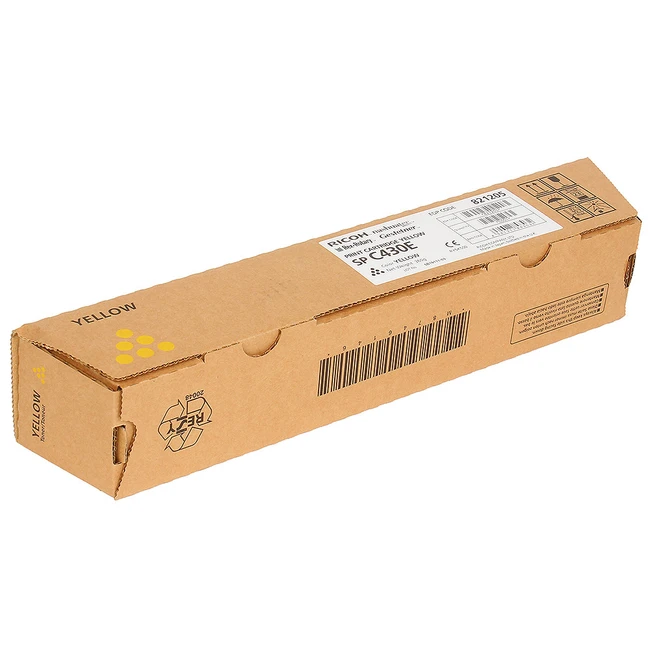 Лазерный картридж Ricoh SP C430E желтый 821095, 821205, 821282