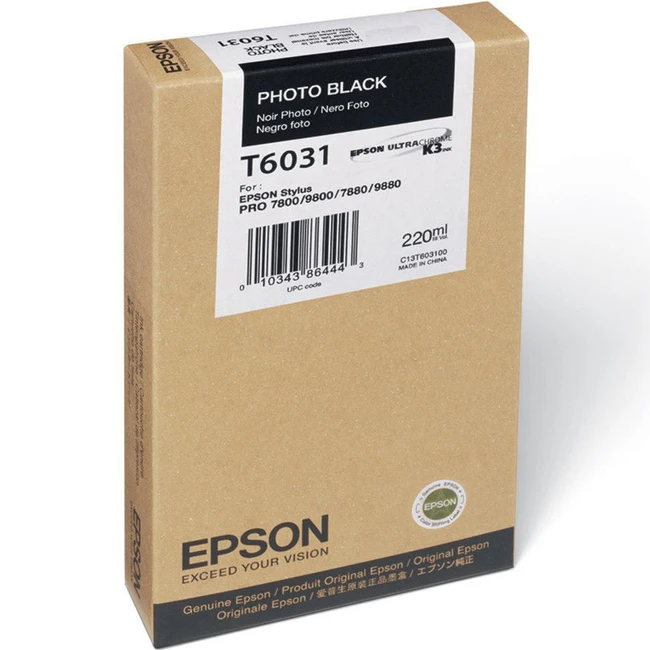 Струйный картридж Epson T6031 Черный C13T603100