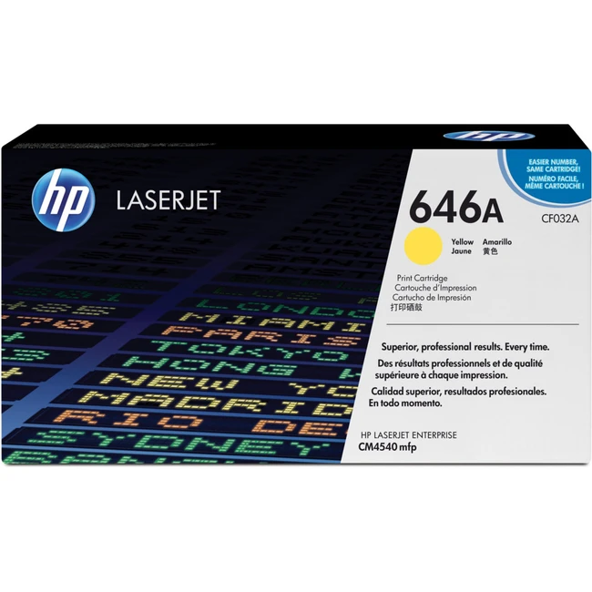 Лазерный картридж HP CLJ CM4540MFP YELLOW CF032A