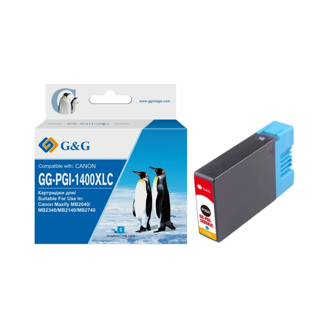 Струйный картридж G&G GG-PGI-1400XLC