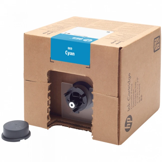 Струйный картридж HP 869 для PageWide XL Pro, 3 л, голубой 1XA89A
