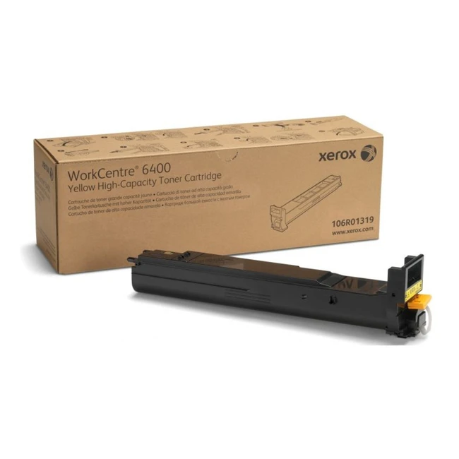 Лазерный картридж Xerox WorkCentre 6400, 106R01319 Yellow