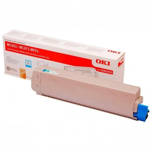 Тонер OKI Tонер-картридж голубой (7,3К) OKI MC853/873/883 45862839