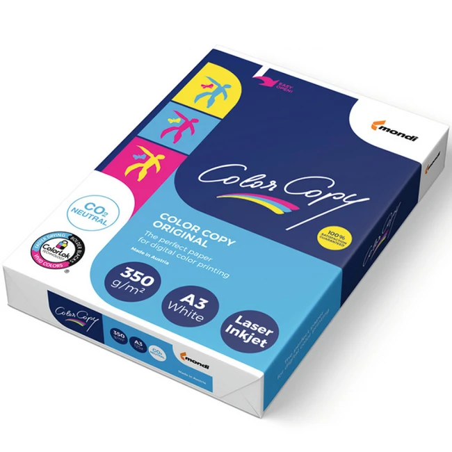 Бумага Mondi A3 350 COLOR COPY 125л 4 п/кор. 180112894