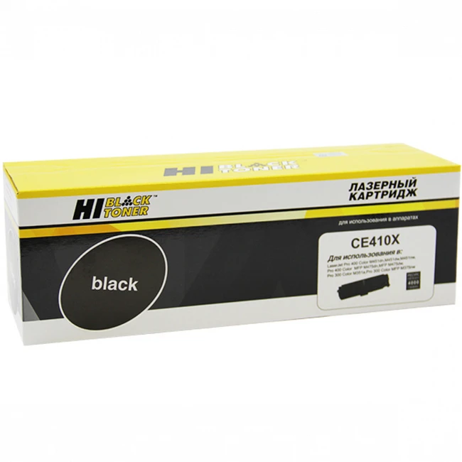 Лазерный картридж Hi-Black HB-CE410X для CLJ Pro300 Color M351/M375/Pro400 M451/M475 98927805