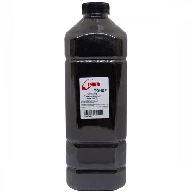 Струйный картридж Imex Универсальный тонер Bk, 700 г, канистра 9805106310