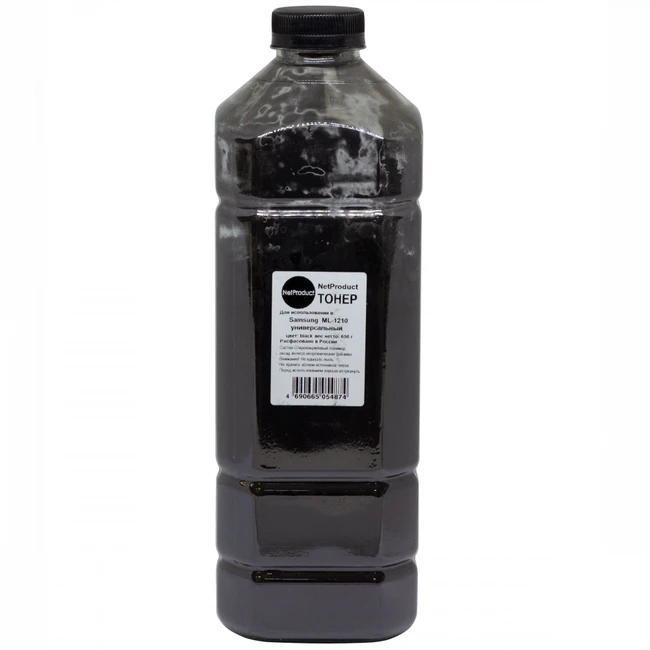 Струйный картридж NetProduct Универсальный тонер Black, 650 г, канистра 98036810
