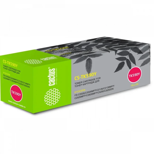 Картридж для плоттеров Cactus CS-TK590Y